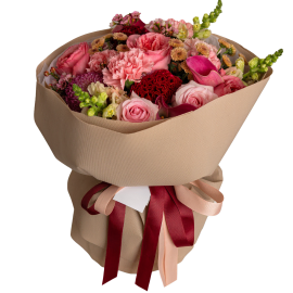 Blushing Beauty Rose Bouquet