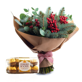 Eucalyptus Christmas Bouquet