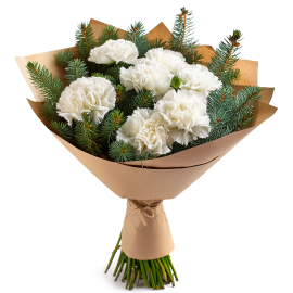 Winter Carnations Bouquet