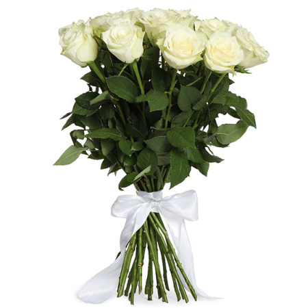 Bouquet de 11 Roses Vierge