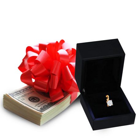 Gift-A-Cash and a Diamond Pendant