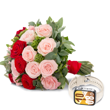 Watch Fit and Roses Gift Set